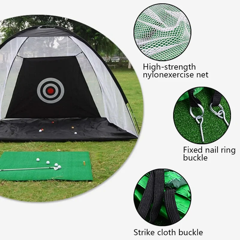 Impact Pro Swing Trainer Pad and Driving Range Net